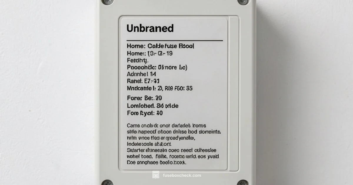 Clear Fuse Box Labels - FuseBoxCheck