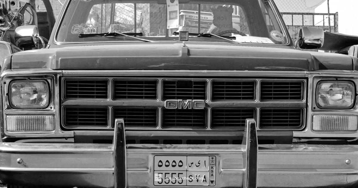 Sierra Fuse Box Diagram - FuseBoxCheck