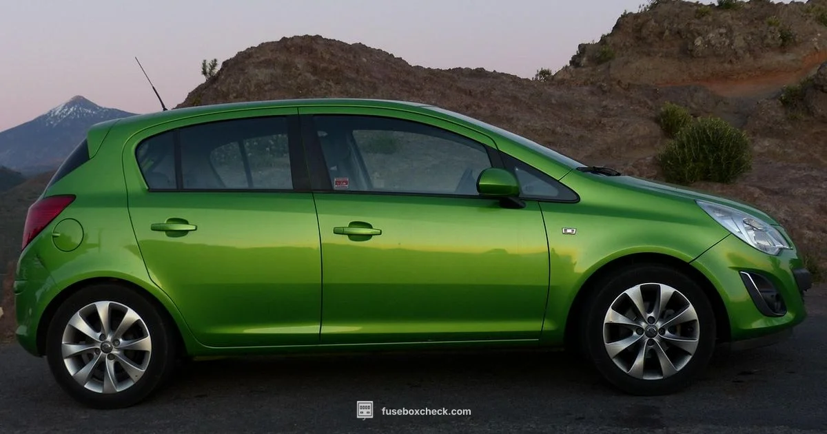 Corsa Gamma Diagram - FuseBoxCheck