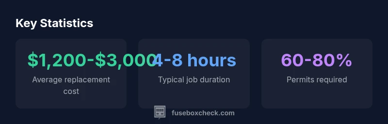 Key statistics on fuse box replacement costs