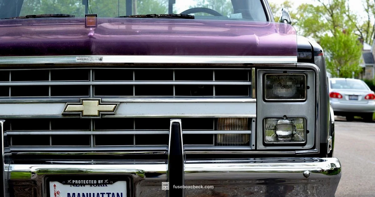 Chevy Silverado Fuse Box Chevy Silverado Fuse Box - FuseBoxCheck