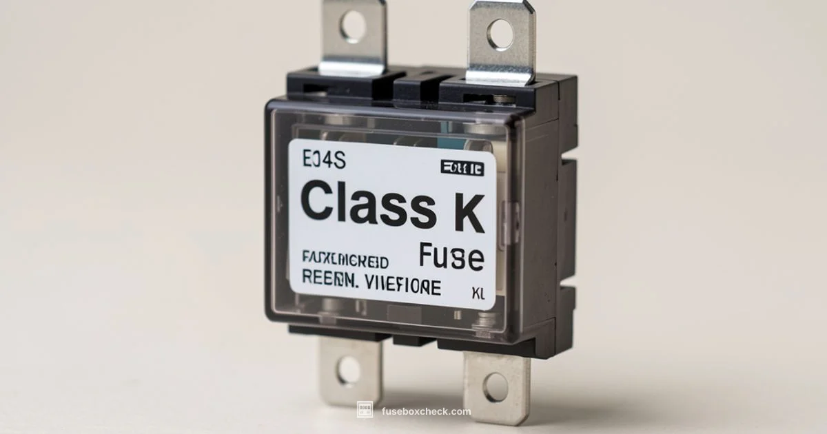 Class K Fuse - FuseBoxCheck