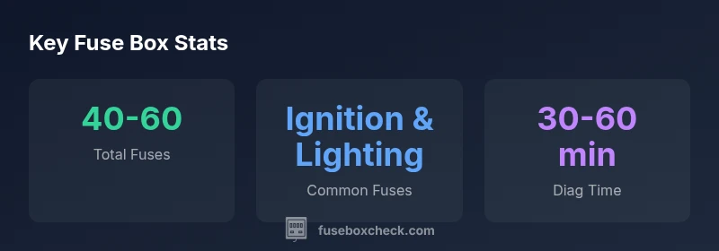 Infographic showing fuse box overview for 2006 Ford Expedition
