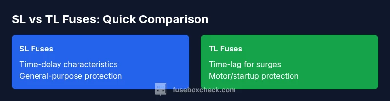 SL vs TL fuse comparison infographic