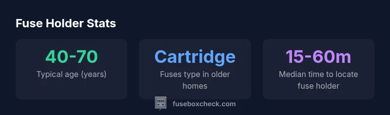 Infographic showing fuse holder locations and safety tips